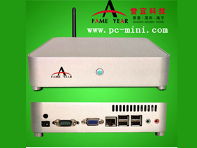 FAMEYEAR Pc-Mini-DC68型迷你电脑 微型主机 MiniPC 内存=2G 硬盘=160G -- 厂家直销