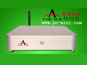 FAMEYEAR Pc-Mini-DC68型迷你电脑 微型主机 MiniPC 内存=2G 硬盘=160G -- 厂家直销